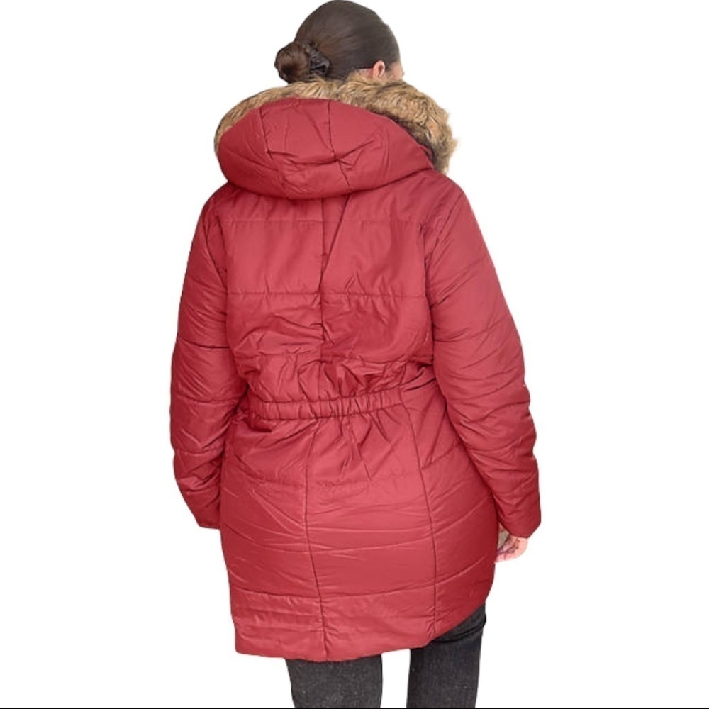 ASOS (Junarose) Faux fur trim parka NWT - Picture 9 of 17
